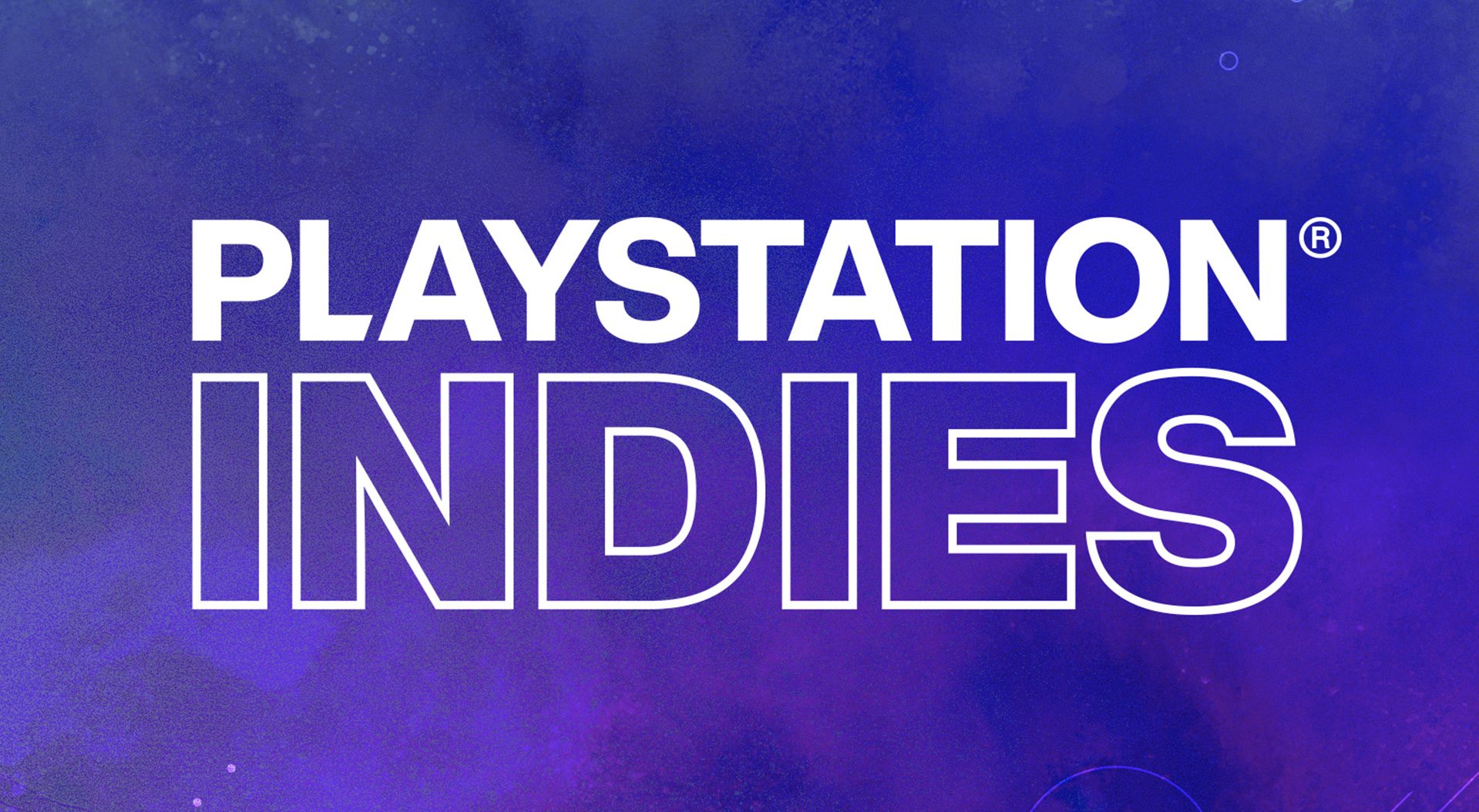 PlayStation Indies logo on purple and blue background