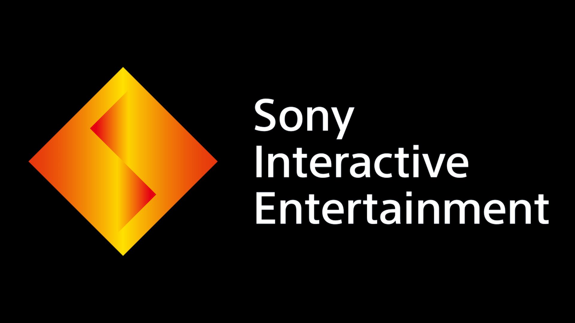 Sony Interactive Entertainment Logo on black