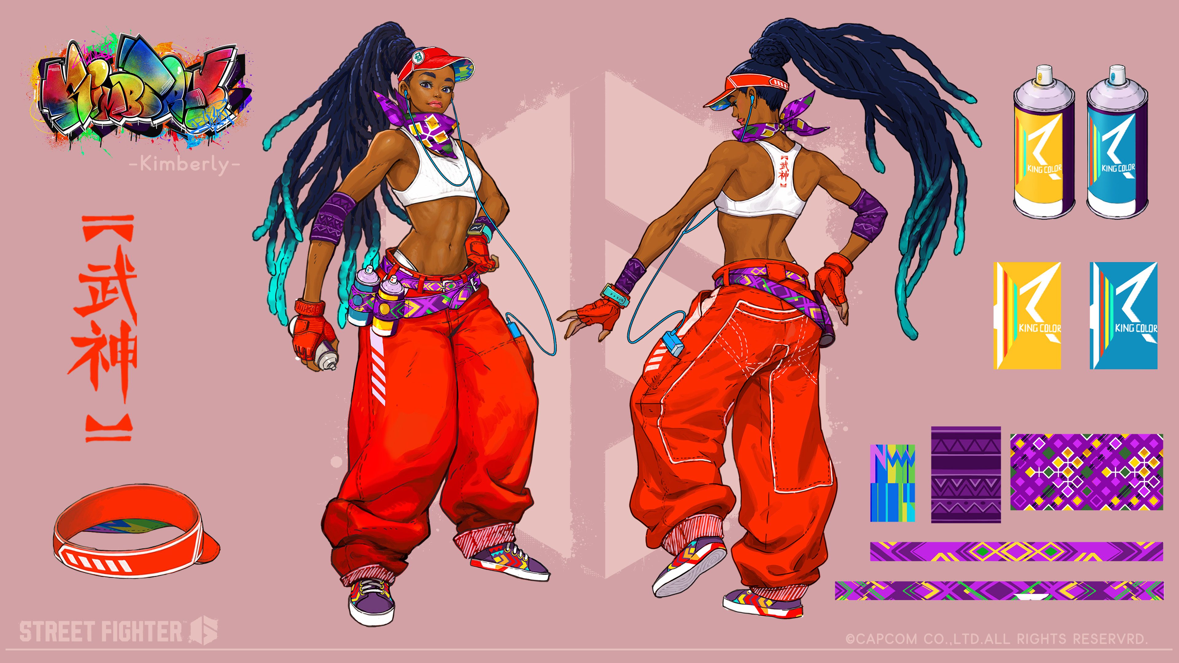 Kimberly Imagens da personagem, Recurso de desenvolvimento, Street Fighter  6, Museu