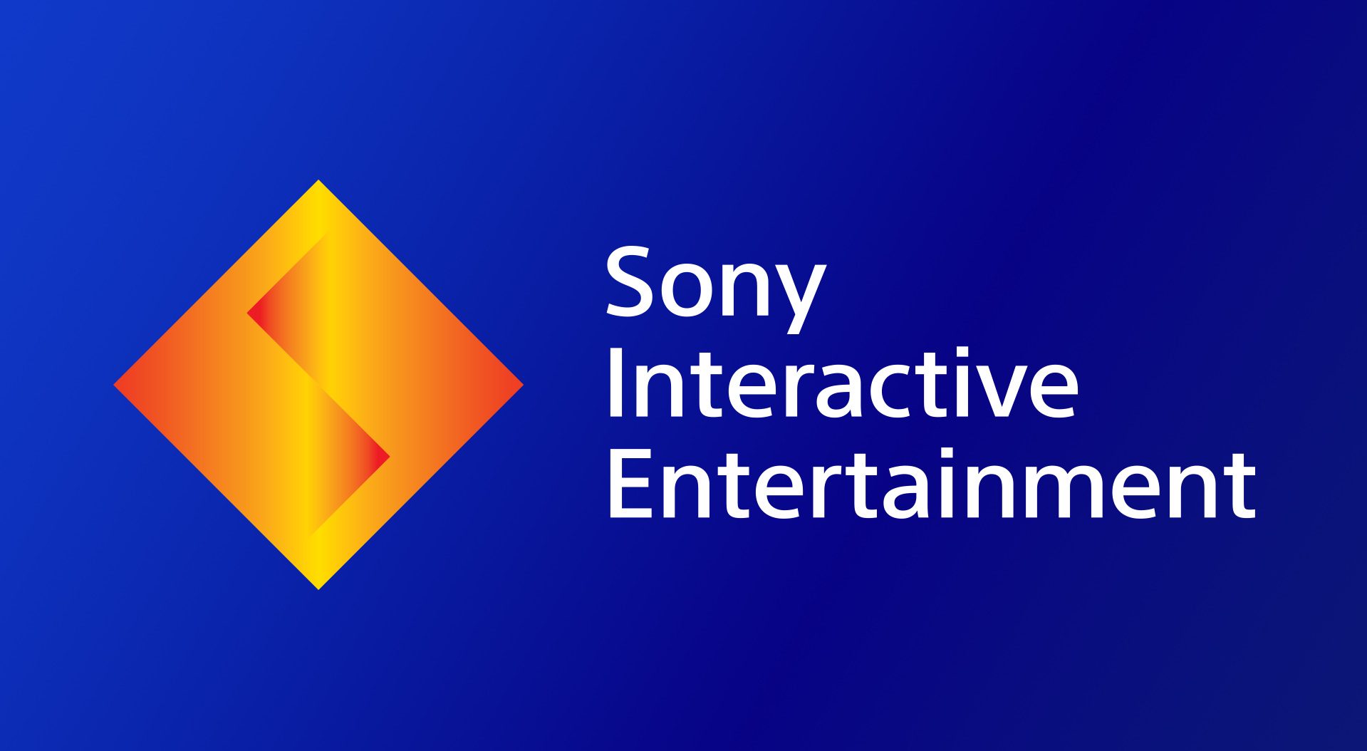 Sony Interactive Entertainment logo on a blue background