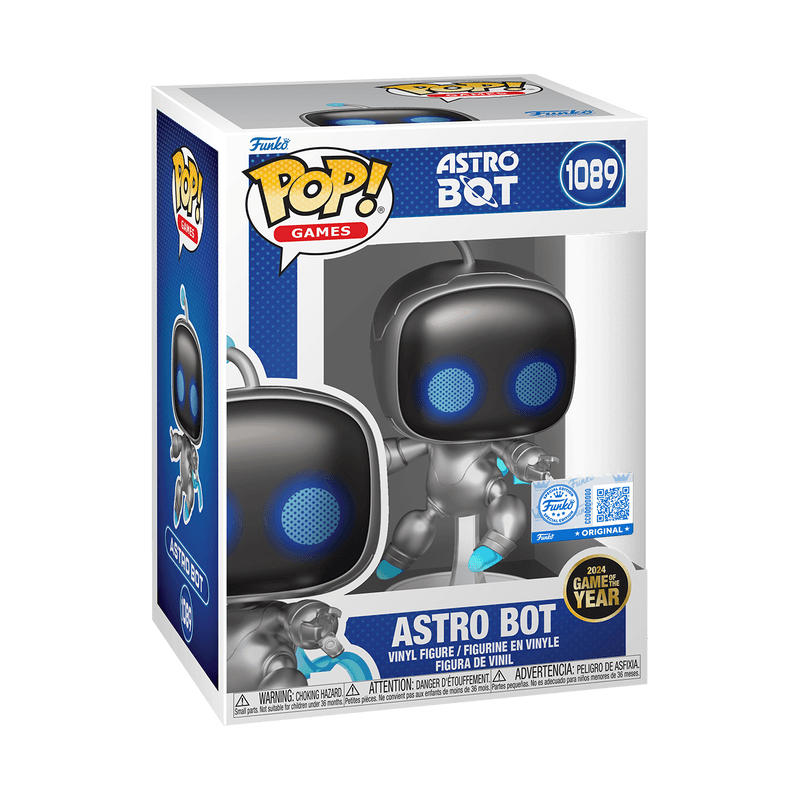 A box with a funko pop figure inside