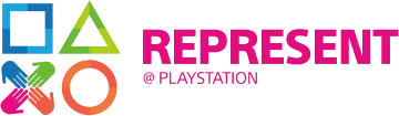 Represent at PlayStation logo
