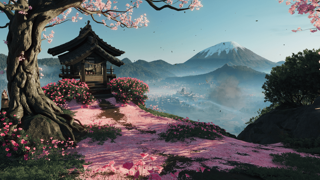 Screenshot from the game Ghost of Yotei