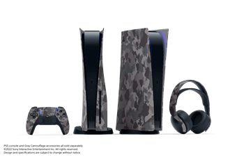 SONY PULSE 3D ワイヤレス　ヘッドセット　グレーカモフラージュ