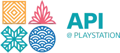API at PlayStationロゴ