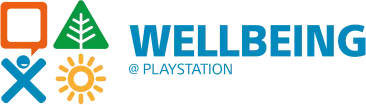 Wellbeing at PlayStationロゴ