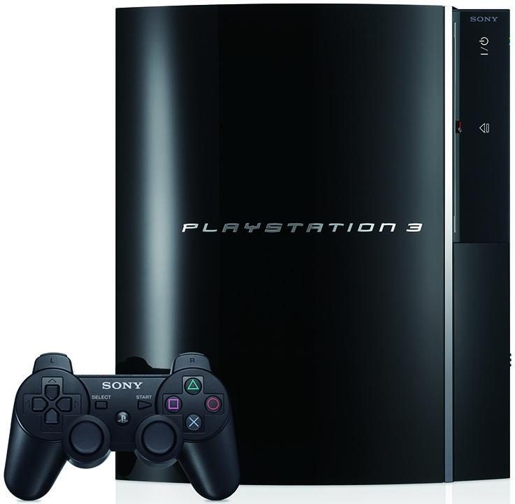 PlayStation3のコンソールとコントローラーの写真