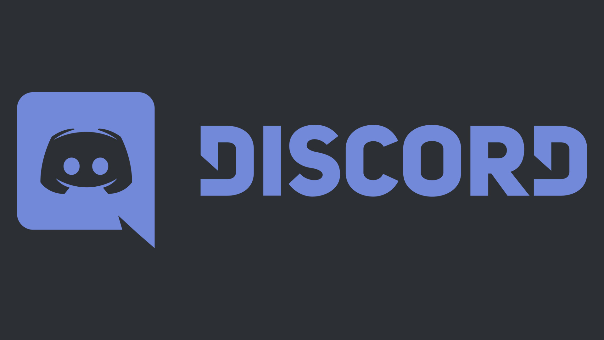 Discord logo on dark grey