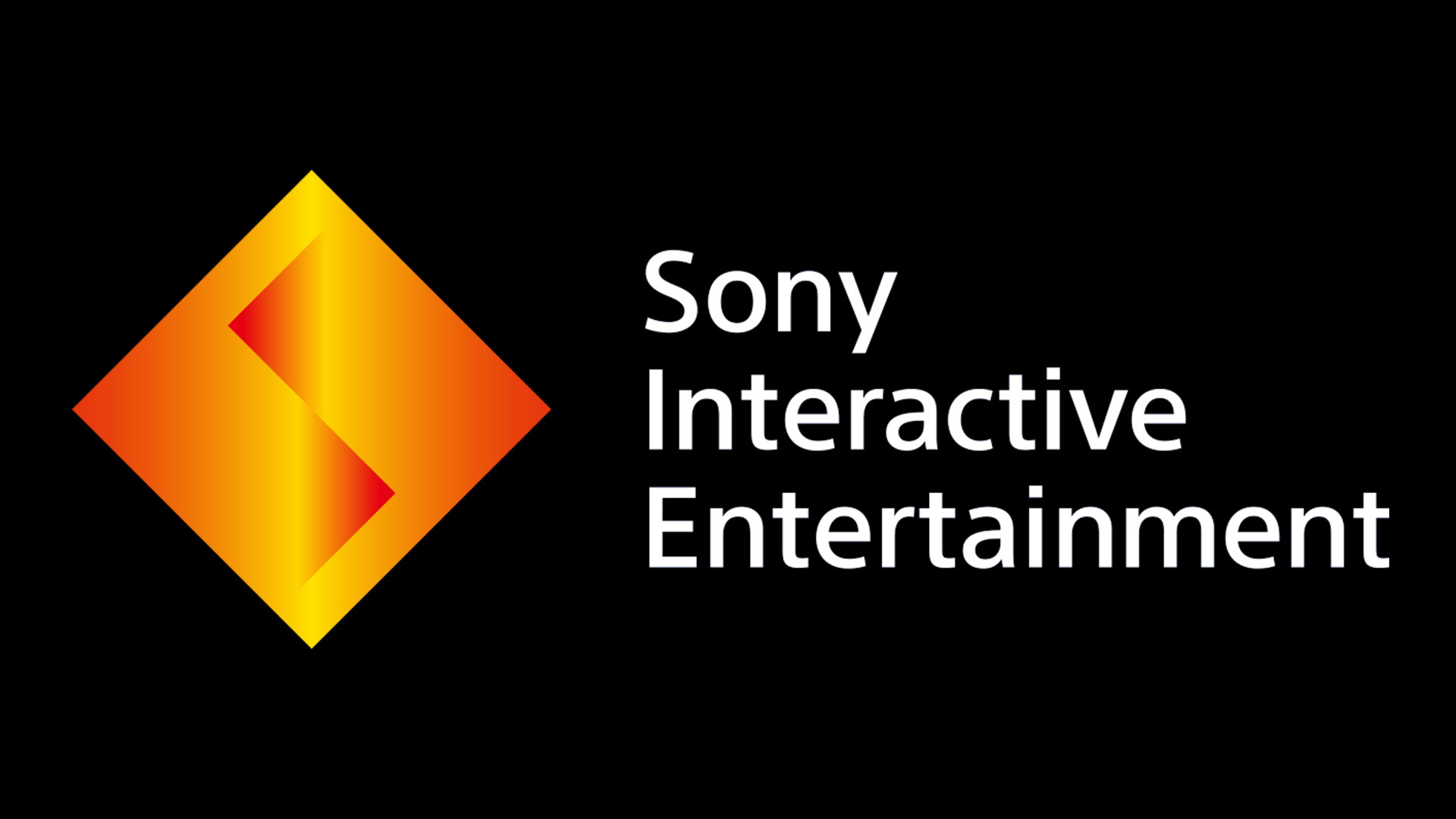Sony Interactive Entertainment Logo on black